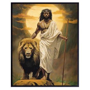 African American Art, Jesus Poster  for African Americans, Religious Wall Art